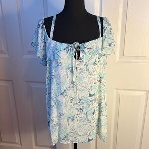 Torrid Disney Feminine Blouse size 3X